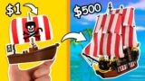 $0.99 vs $1000 LEGO Pirate Ship