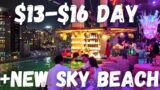 $13 Top Budget Hotel +NEW Tribe Sky Beach Club Bangkok 5 Star Emsphere Mall DJI IKEA W Market