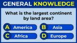50 General Knowledge Questions! How Good Is Your General Knowledge? #challenge 4