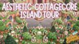 Aesthetic Pink & Orange Cottagecore Island Tour | Animal Crossing New Horizons | ACNH