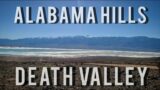 Alabama Hills. Death Valley. Bad water basin