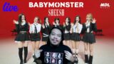 BABYMONSTER – “SHEESH” Band LIVE Concert [it's Live] | REACTION