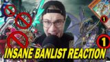 BANLIST IS OUT: REACTION TIME #yugioh #yugiohcommunity