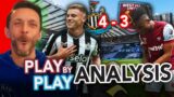 BARNES TO THE RESCUE!! | Newcastle United 4 -3 West Ham