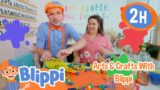 Blippi Has a Paper Route: Delivering the Mail + More | Blippi and Meekah Best Friend Adventures