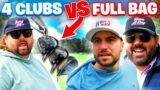 Can Fat Perez Beat Us Using ONLY Four Golf Clubs?