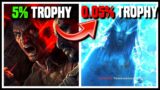 Can I Beat the RAREST Trophies in Bo4 Zombies on HARDCORE Difficulty?!?