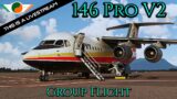 Can we operate the BAe 146 in the bush? | Just Flight 146 Pro V2 | Group Flight
