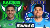 Canberra Raiders vs Gold Coast Titans | NRL – Round 6 | Live Stream Commentary