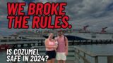 Carnival Paradise April 2024 | Is Cozumel Mexico Safe in 2024? Creative Shore Excursion Ideas