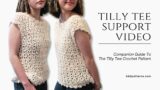 Crochet Top With Lace Design: The Tilley Tee Crochet Pattern