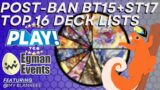 Digimon Card Game BT15 Top 16 Deck Lists! Play!TCG April ULTIMATE CUP!