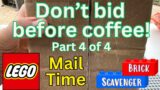 Don’t bid before coffee! On Lego Minifigure Mail Time Part 4 of 4
