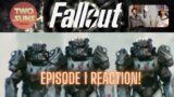 FALLOUT Episode 1 Reaction | Who is the Brotherhood Of Steel? The Enclave? | Two Suns Podcast