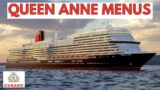 FIRST LOOK MENUS! Cunard QUEEN ANNE Speciality Restaurants!