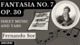 Fernando Sor: Fantasia No. 7, Op. 30 | Guitar Sheet Music with Tabs