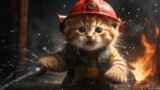 Firefighter Kittens to the Rescue