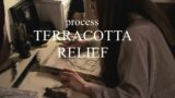 Full Process of Sculpting and Mold-Making a Terracotta Relief Sculpture