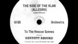 Gennett Sound Effect Record | The Ride Of The Klan – To The Rescue Scenes (1928)