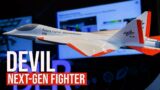 Germany unveils a futuristic ‘Devil’ next-gen fighter mock-up