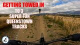 Getting towed in to 3 super fun Queenstown MTB Tracks.