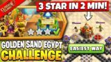 How to 3 Star Golden Sand and 3-Starry Nights Challenge in Clash of Clans | Coc New Event Attack
