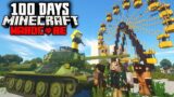 I Survived 100 Days in Radioactive Chernobyl in Hardcore Minecraft