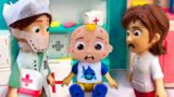 JJ sick, Mommy help me! Educational Videos for Babies with Doctor!