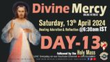 (LIVE) DAY – 13, Divine Mercy Online Retreat | Saturday | 13 April 2024 | DRCC