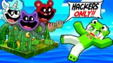 LOCKED on ONE HACKER RAFT With SMILING CRITTERS!