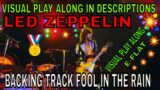 Led Zeppelin Guitar Backing Track Fool In The Rain, No Electric Guitar + Vocals In E-flat.