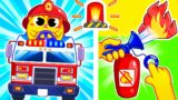 Little Firefighter to the Rescue! | Funny Songs For Baby & Nursery Rhymes by Toddler Zoo