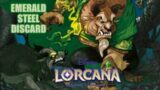 Lorcana Pixelborn Grind to 1430 ELO on the Hardcore Ranked Ladder. Emerald Steel Discard!