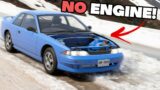 MASSIVE Downhill Races With NO ENGINE On An ICY MOUNTAIN In BeamNG Drive!