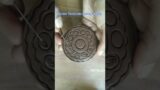 Mandala Round Terracotta Pendant Design|#terracottajewellerymaking #ytshorts #youtubeshorts #shorts