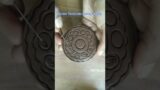 Mandala Round Terracotta Pendant Design|#terracottajewellerymaking #ytshorts #youtubeshorts #shorts