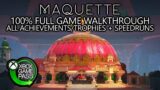 Maquette – 100% Full Game Walkthrough – All Achievements/Trophies + Speedruns