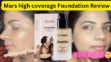 Mars High Coverage Liquid Foundation Review | Mars High Coverage Foundation 03