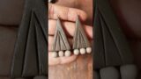 Mini Terracotta earrings making|| #terracottajwellery  #clay #art #shortsfeed #ytshorts #shorts|