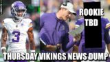 Minnesota Vikings News Dump (4.18.24) | Best Landing Spot for Rookie QB, Belichick Thrown Under Bus