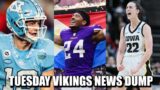 Minnesota Vikings News Dump (4.2.24) | Beezy Gets $$$ Maye Deep Throws, Iowa FINALLY Has Offense