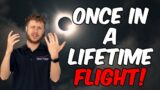 My First Flight Was CRAZY! | Aerial Maneuvers During the 2024 Solar Eclipse