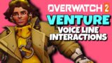NEW DPS VENTURE Voice Line Interactions (Overwatch 2 Season 10)