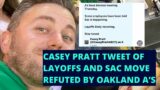 Oakland A's Coliseum Lease Update: A's Refute ABC-7 Casey Pratt Tweet Of Layoffs, Sac Move