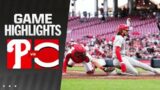 Phillies vs. Reds Game Highlights (4/22/24) | MLB Highlights