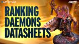 Ranking all of the Chaos Daemons Datasheets in 10th Edition Warhammer 40k