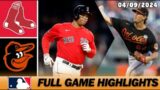 Red Sox vs. Baltimore Orioles [FULL GAME] 4/9/2024 | MLB Highlights Today – MLB Season 2024