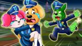 Run, Run! Sheriff Dobie Turn Into A Giant Zombie | Sad story | Sheriff Labrador Police Animation