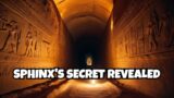Secret Tunnel Beneath The Great Sphinx Of Giza