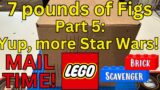 So. Much. Star Wars. In this 7 pound Lego Minifigure Mail Time Part 5